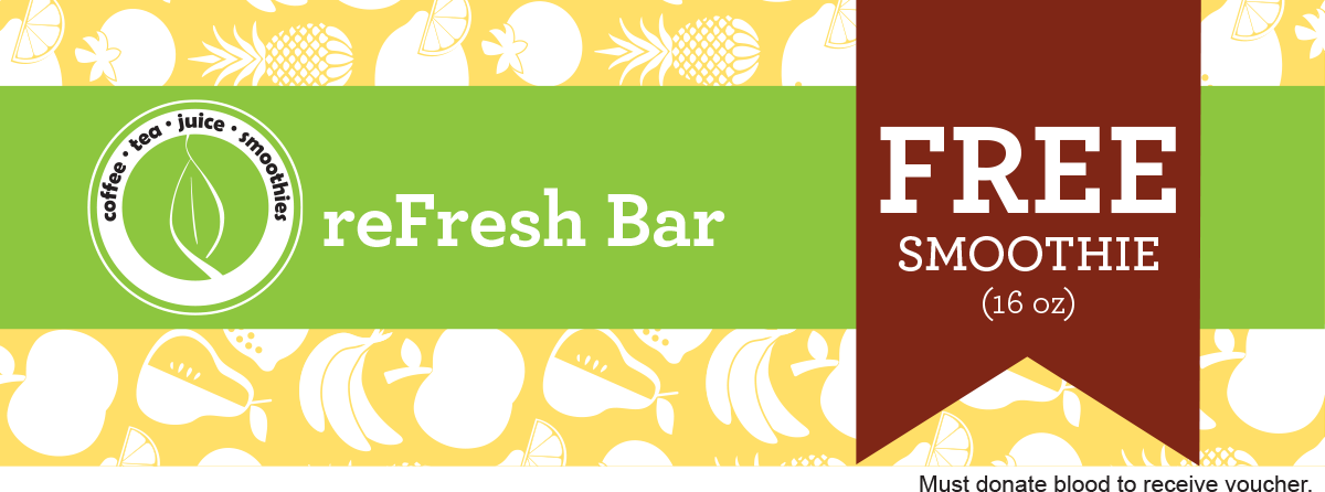 Free Smoothie at reFresh Bar